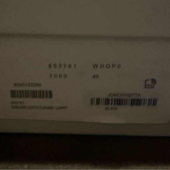 Alexander McQueen Larry Sneakers Black 553761 US Men's 12 w/ Box - Picture 6 of 9